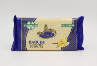 Вафли сливочные на фруктозе 105г