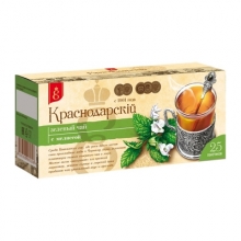 Краснодарский чай зеленый с мелиссой 25шт.