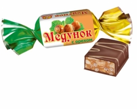 Медунок с орехом конфеты