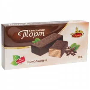 Šokolaadi fruktoosiga vahvlitort 190g