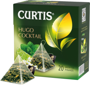 Curtis «Hugo Cocktail»зеленый чай (20 пирамидок)