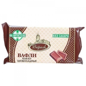 Vahvlid šokolaadi fruktoosiga 105g